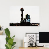 ダウンタウンダラス懇親会シティフォトポスター ポスター (ホームオフィス)