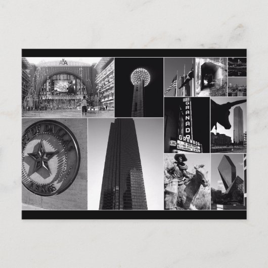 ダウンタウンダラス、テキサス州 ポストカード (正面)