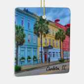 ダウンタウンチャールストンSCカラフル建物 セラミックオーナメント (右)