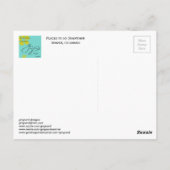 ダウンタウンデンバーの地名 ポストカード (裏面)