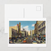 ダウンタウンデンバーヴィンテージトラベル ポストカード (正面/裏面)