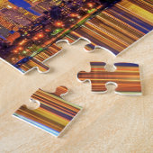 ダウンタウントロントスカイラインアットナイト ジグソーパズル (側面)