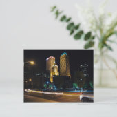 ダウンタウンナイトライフ(タルサ、OK) ポストカード (スタンド正面)