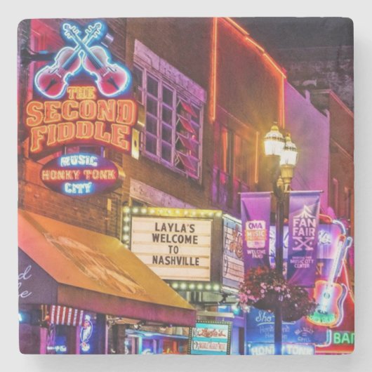 ダウンタウンナッシュビルテネシー ストーンコースター (正面)