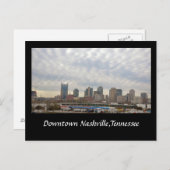 ダウンタウンナッシュビル，テネシー ポストカード (正面/裏面)