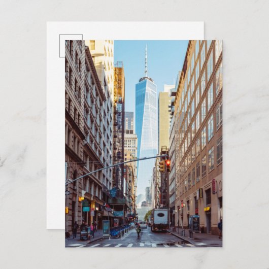 ダウンタウンニューヨークビューオブワールドトレードセンター ポストカード (正面/裏面)