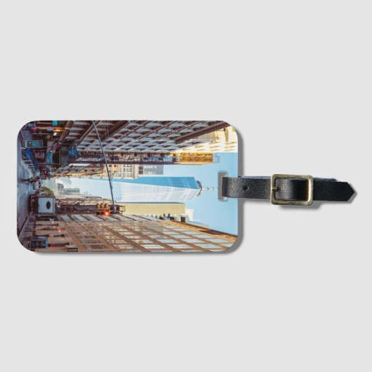 ダウンタウンニューヨークビューオブワールドトレードセンター ラゲッジタグ (正面横)