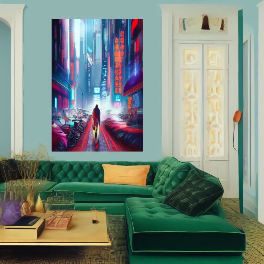 ダウンタウンノバシビタス | AIアートポスター ポスター