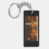 ダウンタウンバッファローNYアットナイトヴィンテージスタイル キーホルダー (正面左)