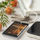 ダウンタウンバッファローNYアットナイトヴィンテージスタイル キーホルダー (正面右)