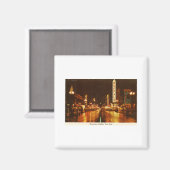 ダウンタウンバッファローNYアットナイトヴィンテージ マグネット (正面/裏面)