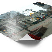 ダウンタウンバッファローNY at Main and W Chippewa フォトプリント (角)