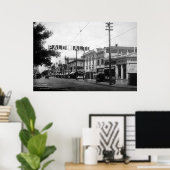 ダウンタウンパロアルト1914年ポスター ポスター (ホームオフィス)