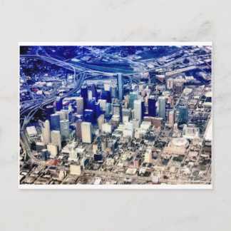 ダウンタウンヒューストンパノラミック ポストカード