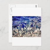 ダウンタウンヒューストンパノラミック ポストカード (正面/裏面)