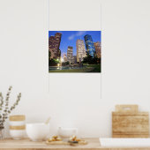 ダウンタウンヒューストン,テキサス州 ポスター (キッチン)