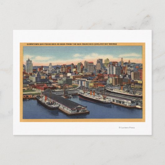 ダウンタウンビューバイブリッジ ポストカード (正面)