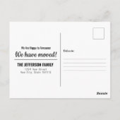 ダウンタウンピッツバーグ， PAブリッジヴィンテージ引っ越しました ポストカード (裏面)