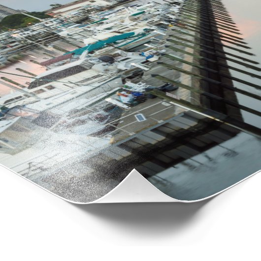 ダウンタウンフォートマイヤーズフロリダアットサンライズ フォトプリント (角)