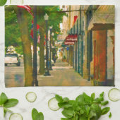 ダウンタウンブリストルオンテネシーサイド キッチンタオル (折り畳み)