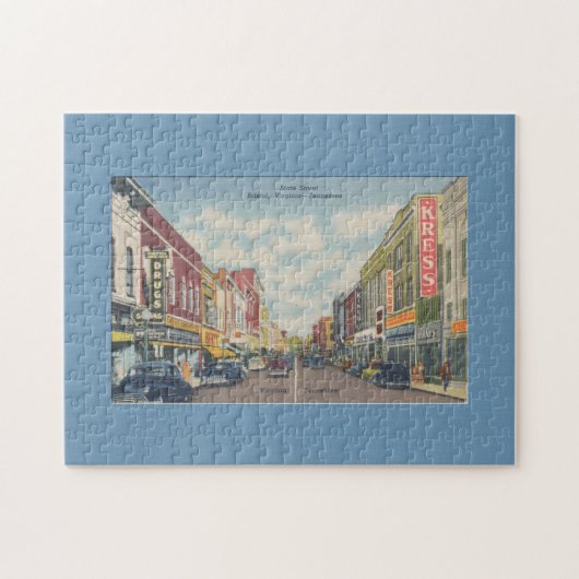 ダウンタウンブリストルVA TN Kress ジグソーパズル (横)