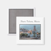 ダウンタウンプエルトバラルタ，メキシコ マグネット (正面/裏面)