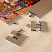 ダウンタウンプロビデンス、RIヴィンテージ写真 ジグソーパズル (側面)