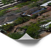 ダウンタウンホノルルシティビューポスター ポスター (角)