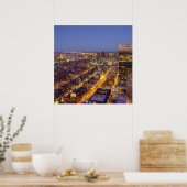 ダウンタウンボストンとハンコックタワー ポスター (キッチン)