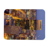 ダウンタウンボストンとハンコックタワー マグネット (横)