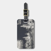 ダウンタウンラスベガスレトロ ラゲッジタグ (正面縦)