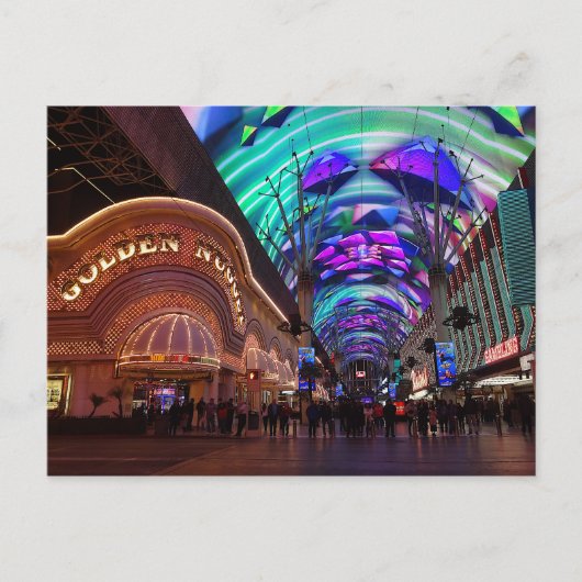 ダウンタウンラスベガス#4ポストカード ポストカード (正面)