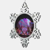 ダウンタウンラスベガス#5スノーフレークオーナメント スノーフレークピューターオーナメント (右)