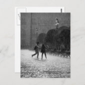 ダウンタウンレオングアナファートメキシコに降雨 ポストカード (正面/裏面)