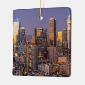 ダウンタウンロサンゼルスアットトワイライト セラミックオーナメント (左)