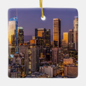 ダウンタウンロサンゼルスアットトワイライト セラミックオーナメント (正面)