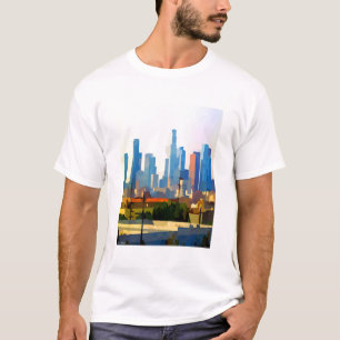 ダウンタウンロサンゼルススカイライン Tシャツ