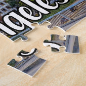 ダウンタウンロサンゼルス，カリフォルニア，アメリカ ジグソーパズル (側面)