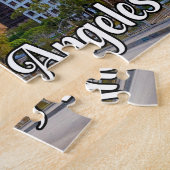 ダウンタウンロサンゼルス,カリフォルニア,アメリカ ジグソーパズル (側面)