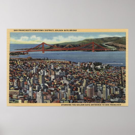 ダウンタウン全体の空中線 ポスター (正面)