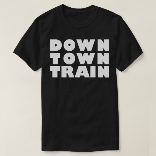 ダウンタウン列車 Tシャツ (デザイン正面)