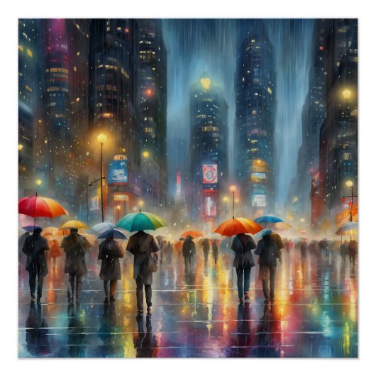 ダウンタウン降雨 ポスター (正面)