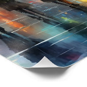 ダウンタウン降雨 ポスター (コーナー)