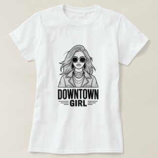 ダウンタウン ガール Tシャツ