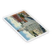 ダウンタウン、サンクトペテルブルク、FLヴィンテージはがき マグネット (右側)