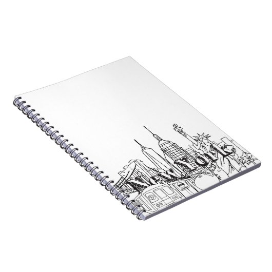 ダウンタウンNYEニューヨーク休暇お土産NYCギフト ノートブック (右側)