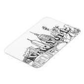 ダウンタウンNYEニューヨーク休暇お土産NYCギフト マグネット (左側)