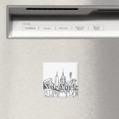 ダウンタウンNYEニューヨーク休暇お土産NYCギフト マグネット (インサイチュ (食洗機))
