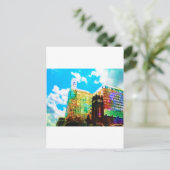 ダウンタ鮮やかウン ポストカード (スタンド正面)