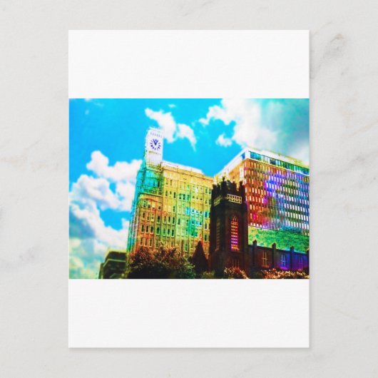 ダウンタ鮮やかウン ポストカード (正面)